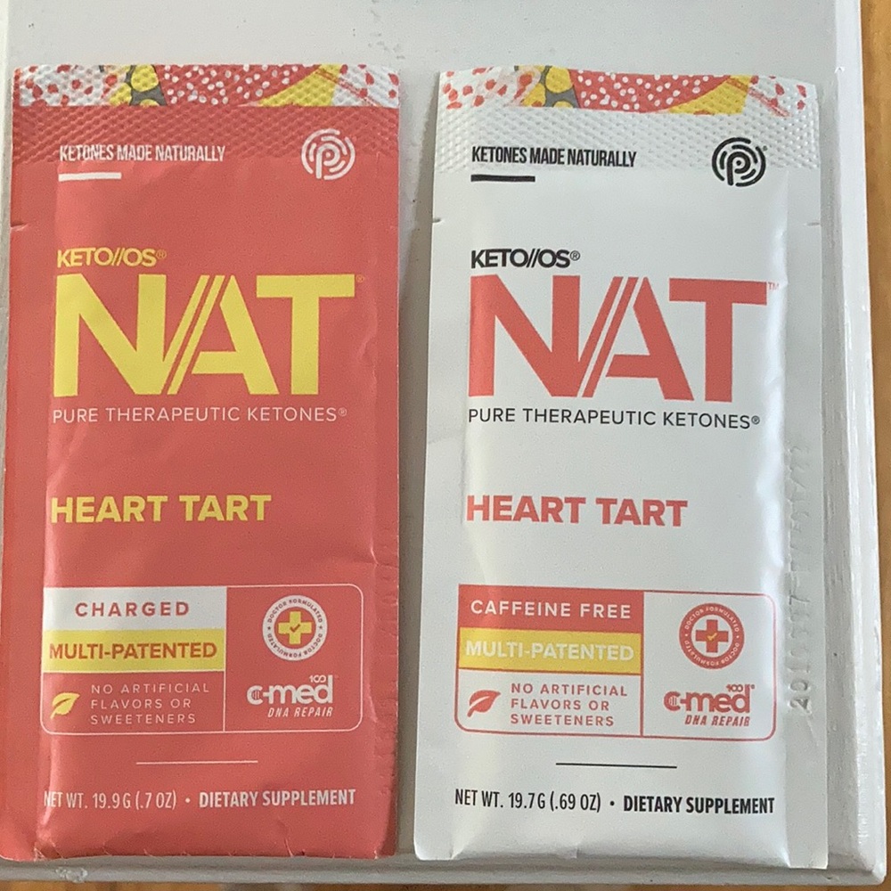NAT Pruvit Ketones Heart Tart 24 servings
